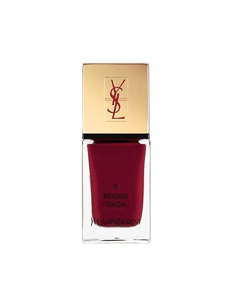 yves saint laurent rouge dada|Yves Saint Laurent La Laque Couture Nail Varnish 10g 06 Rouge .